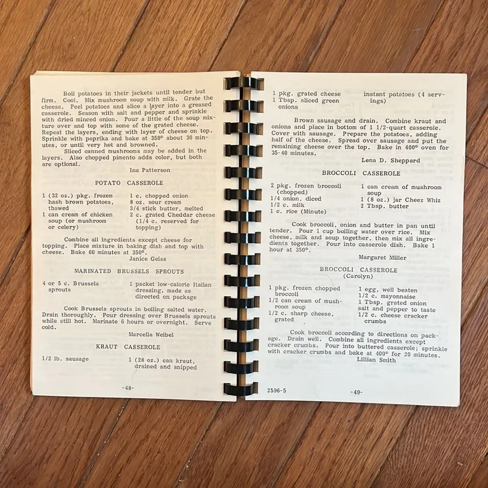 Vintage 1985 Oakland United Methodist Centennial Cookbook Our Favorite‎ Recipes